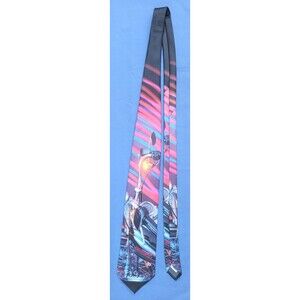 Ralph Marlin Harley Davidson polyester screen print motorcycle hog tie